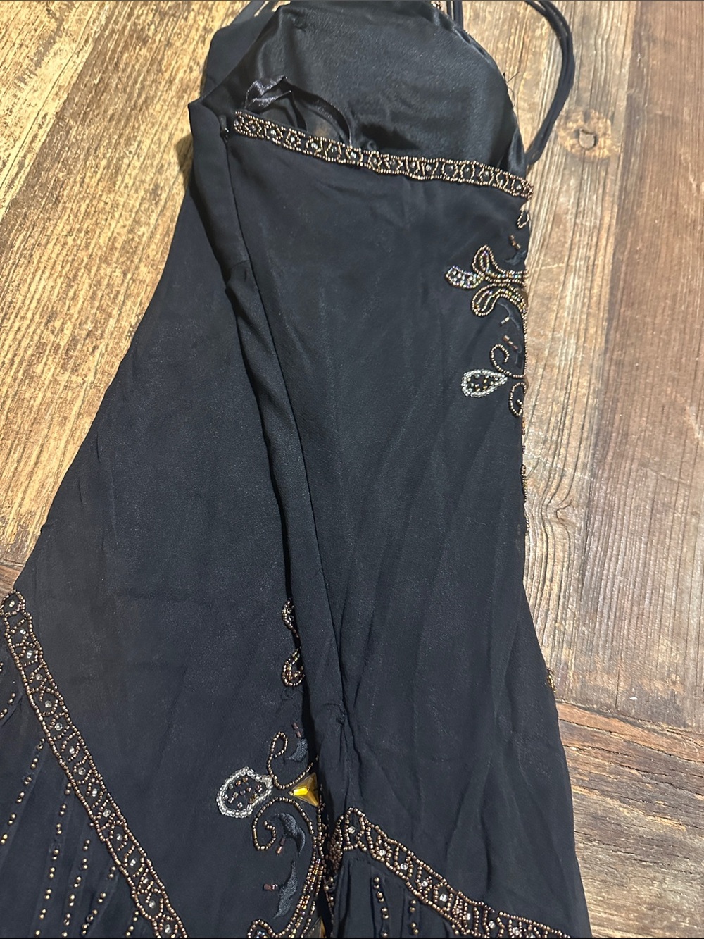 Sue Wong nocturne beaded bias cut maxi flowy dress - Picture 12 of 12